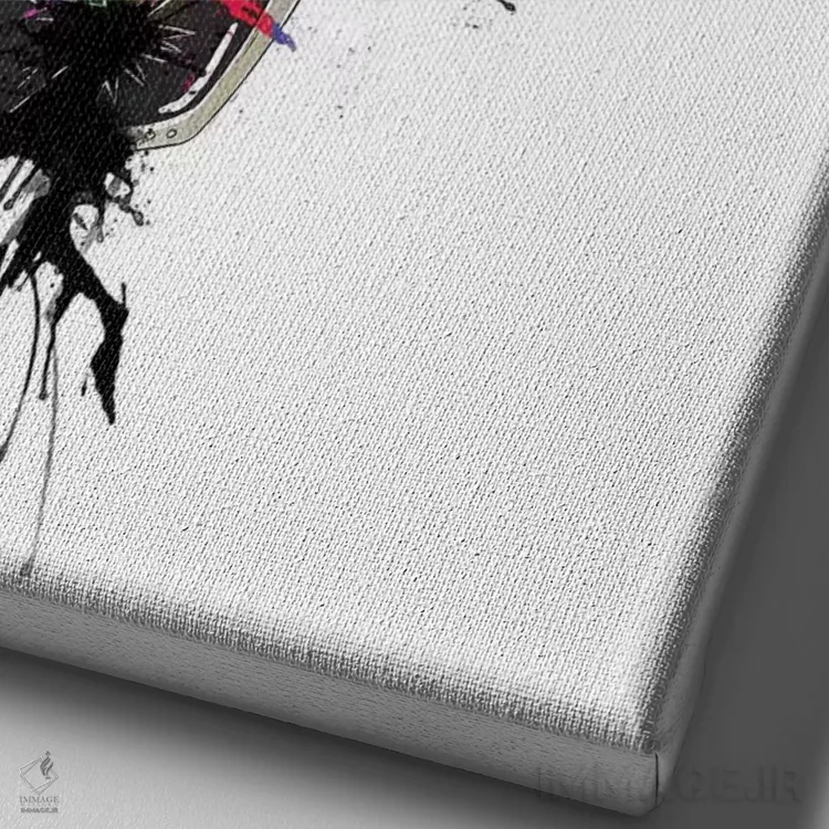 تابلو دکوراتیو "جلاد" اثر ماتیوله - نمای نزدیک بافت بوم