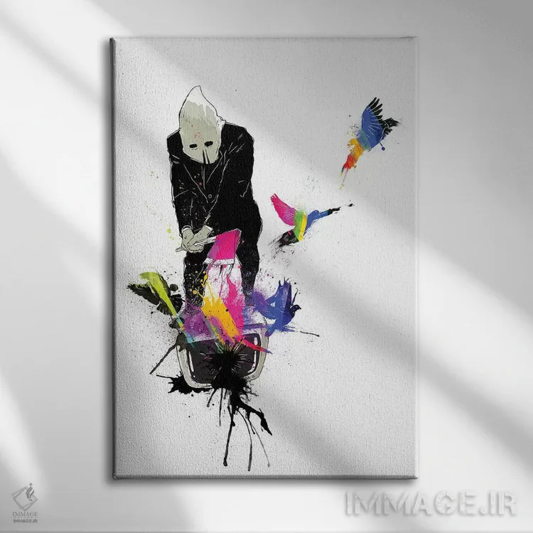 تابلو دکوراتیو "جلاد" اثر ماتیوله - نمای روبهرو روی دیوار