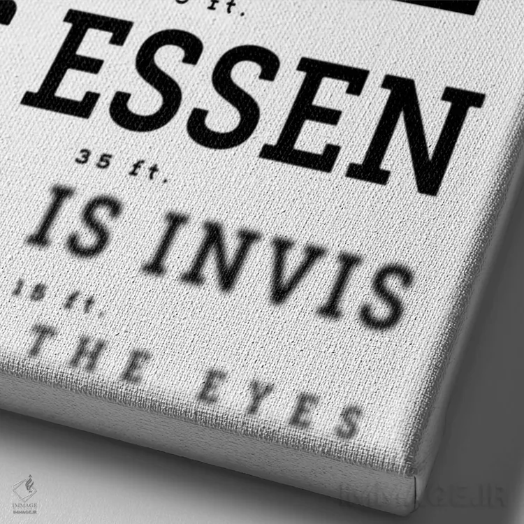 تابلو دکوراتیو "ضروری" اثر ماتیوله - نمای نزدیک بافت بوم