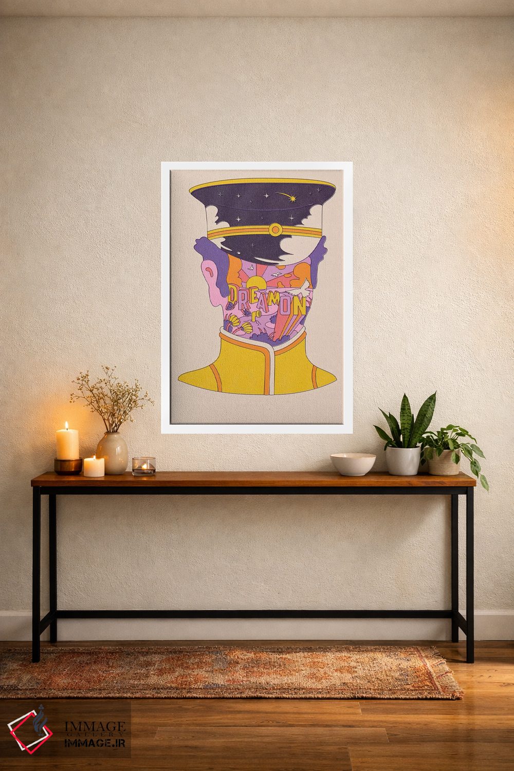 تابلو دکوراتیو "به رویا ادامه بده" اثر ماتیوله - D2W