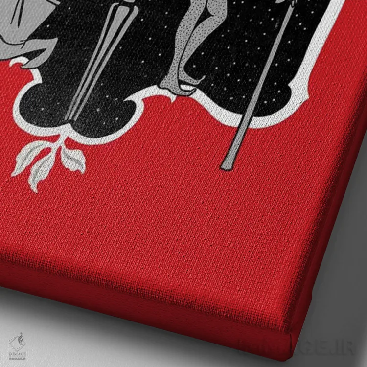 تابلو دکوراتیو "گوز" اثر ماتیوله - نمای نزدیک بافت بوم