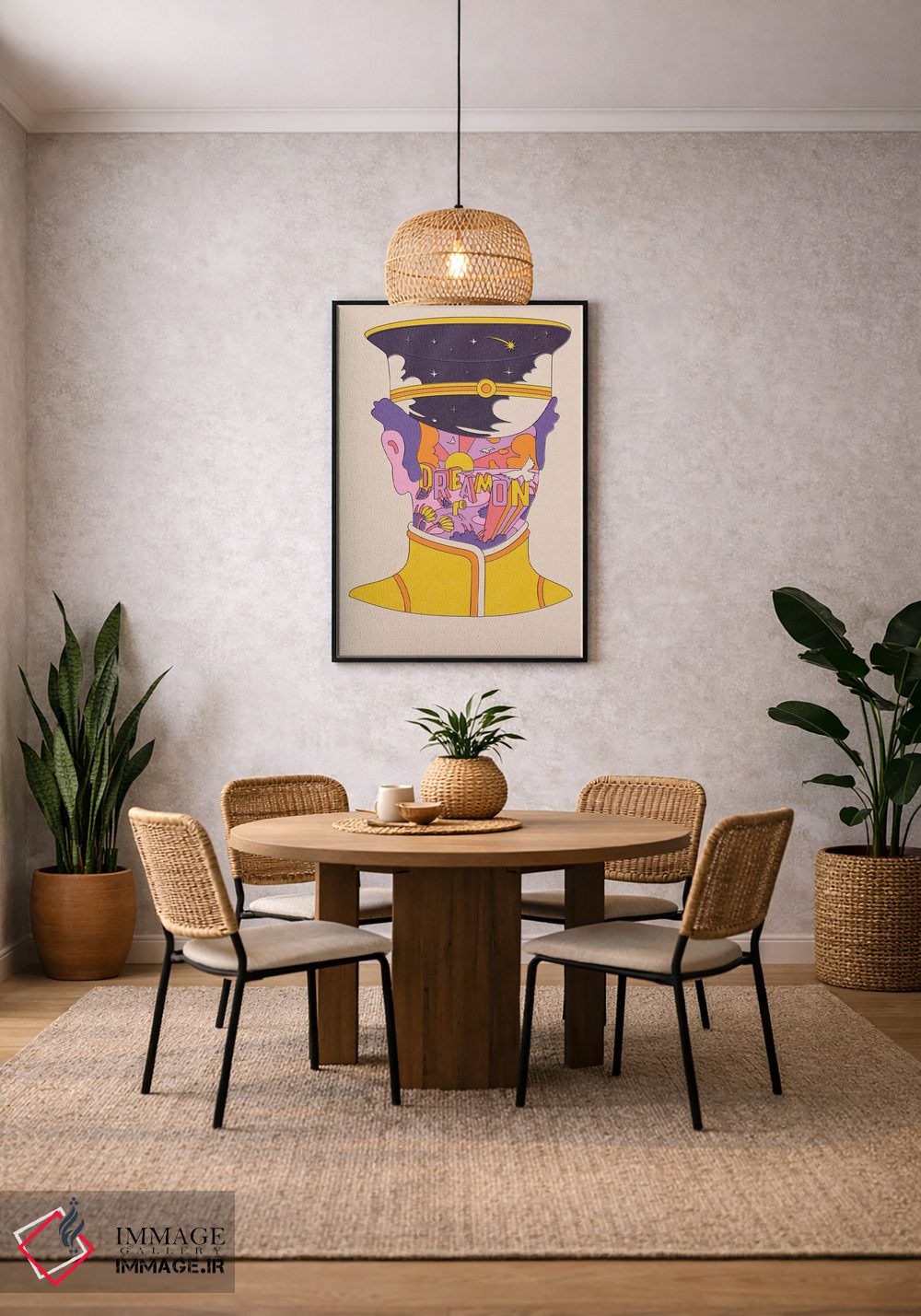 تابلو دکوراتیو "به رویا ادامه بده" اثر ماتیوله - D5B