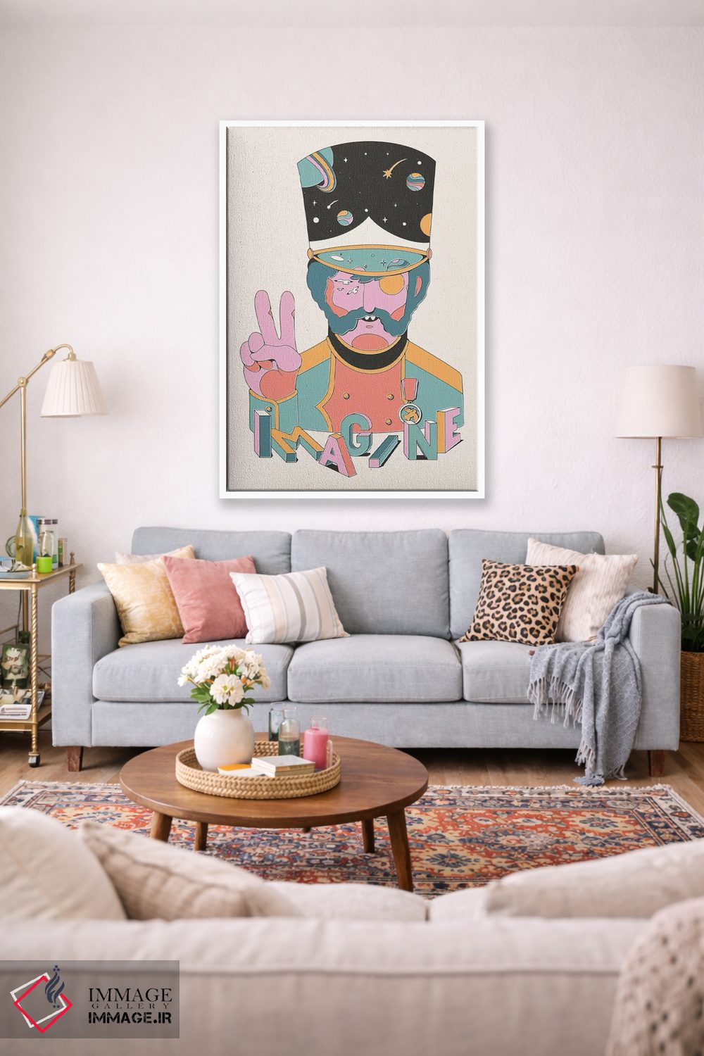 تابلو دکوراتیو تصور کن اثر ماتیوله - D1W