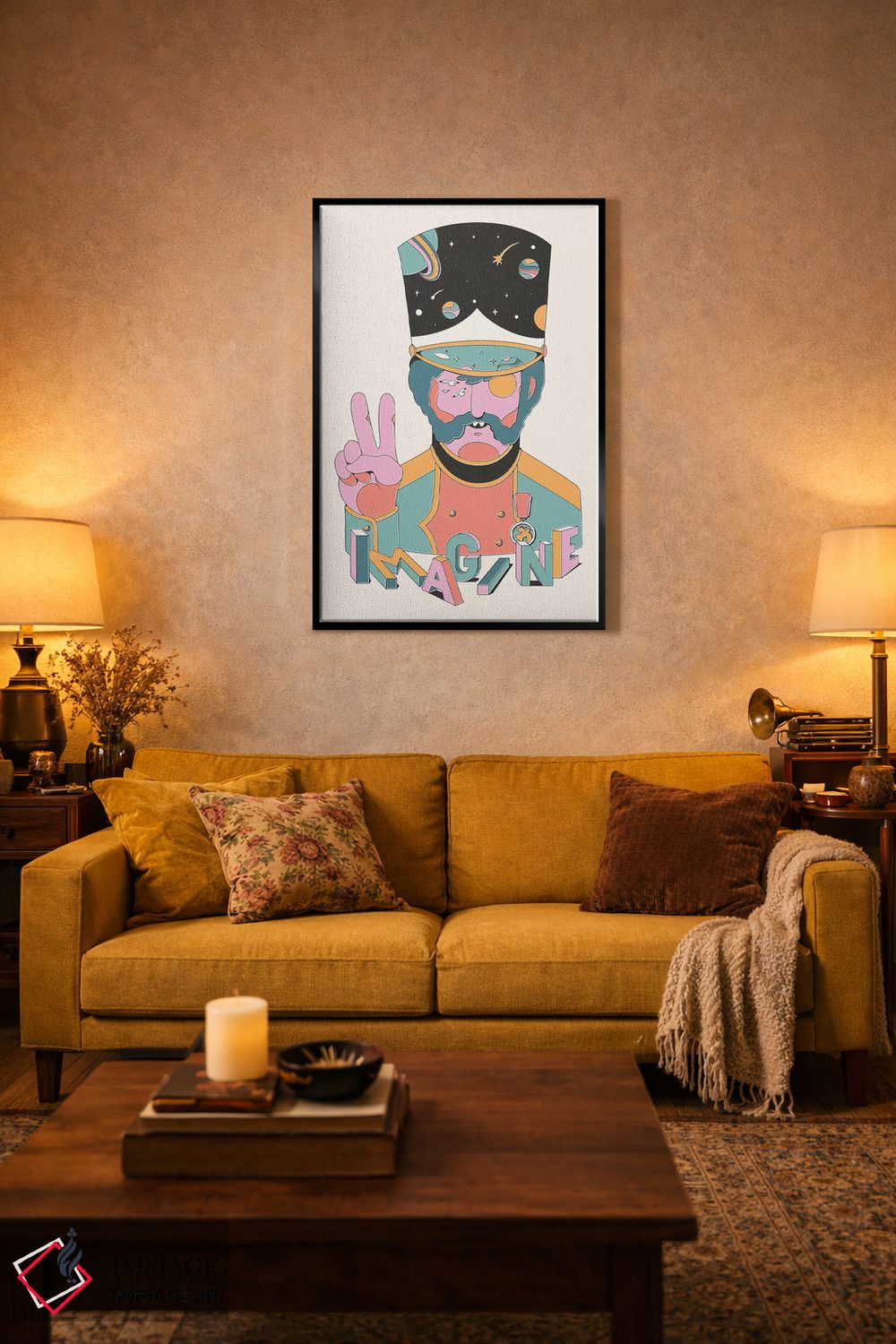 تابلو دکوراتیو تصور کن اثر ماتیوله - D3B