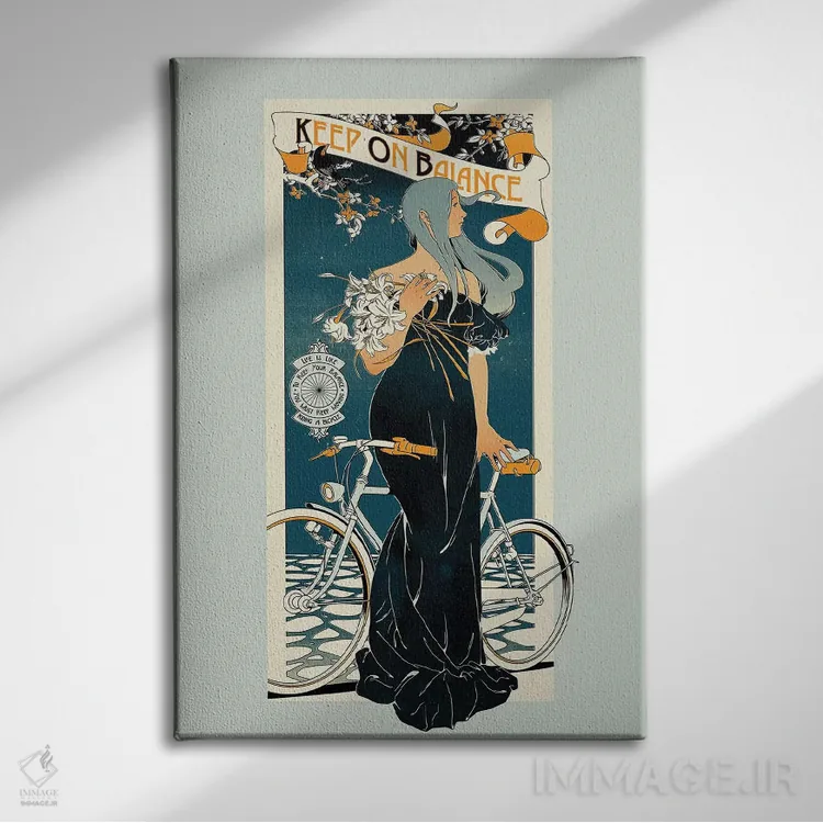 تابلو دکوراتیو حفظ تعادل اثر ماتیوله - نمای روبهرو روی دیوار