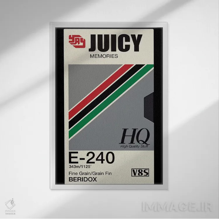 تابلو دکوراتیو خاطرات پرطراوت اثر ماتیوله - نمای قابدار سفید