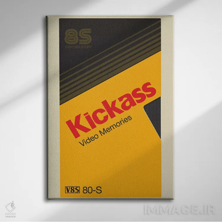 تابلو دکوراتیو نوار پرانرژی اثر ماتیوله - نمای روبهرو روی دیوار