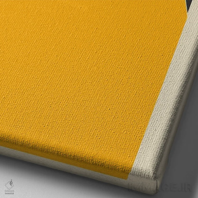 تابلو دکوراتیو نوار پرانرژی اثر ماتیوله - نمای نزدیک بافت بوم