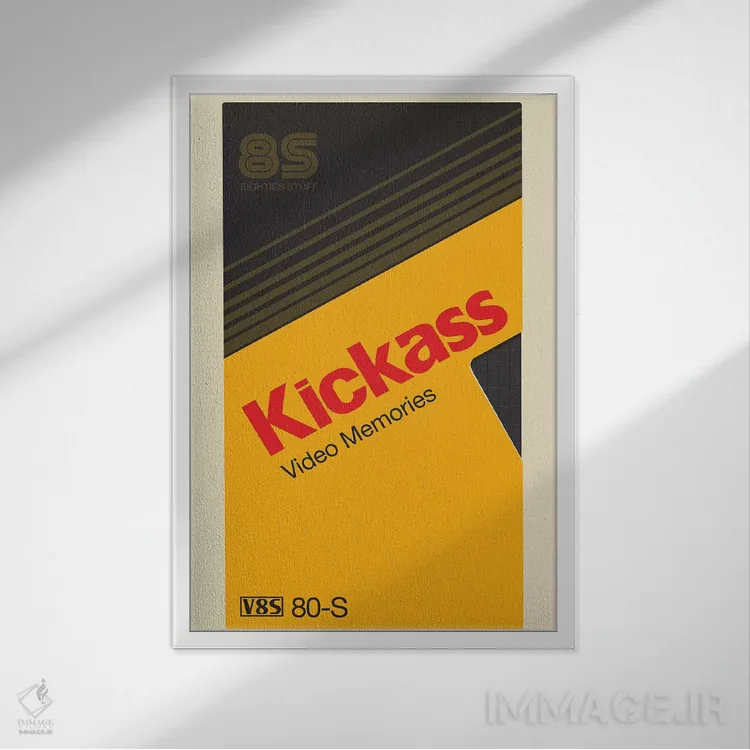 تابلو دکوراتیو نوار پرانرژی اثر ماتیوله - نمای قابدار سفید