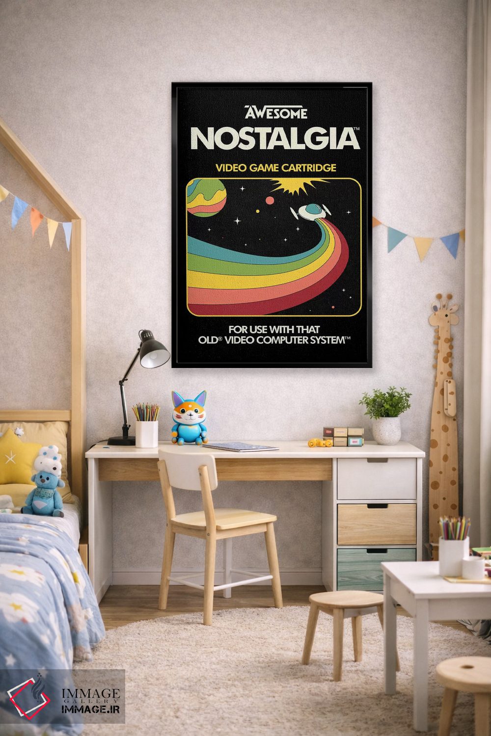 تابلو دکوراتیو دلتنگی گذشته اثر ماتیوله - D2B