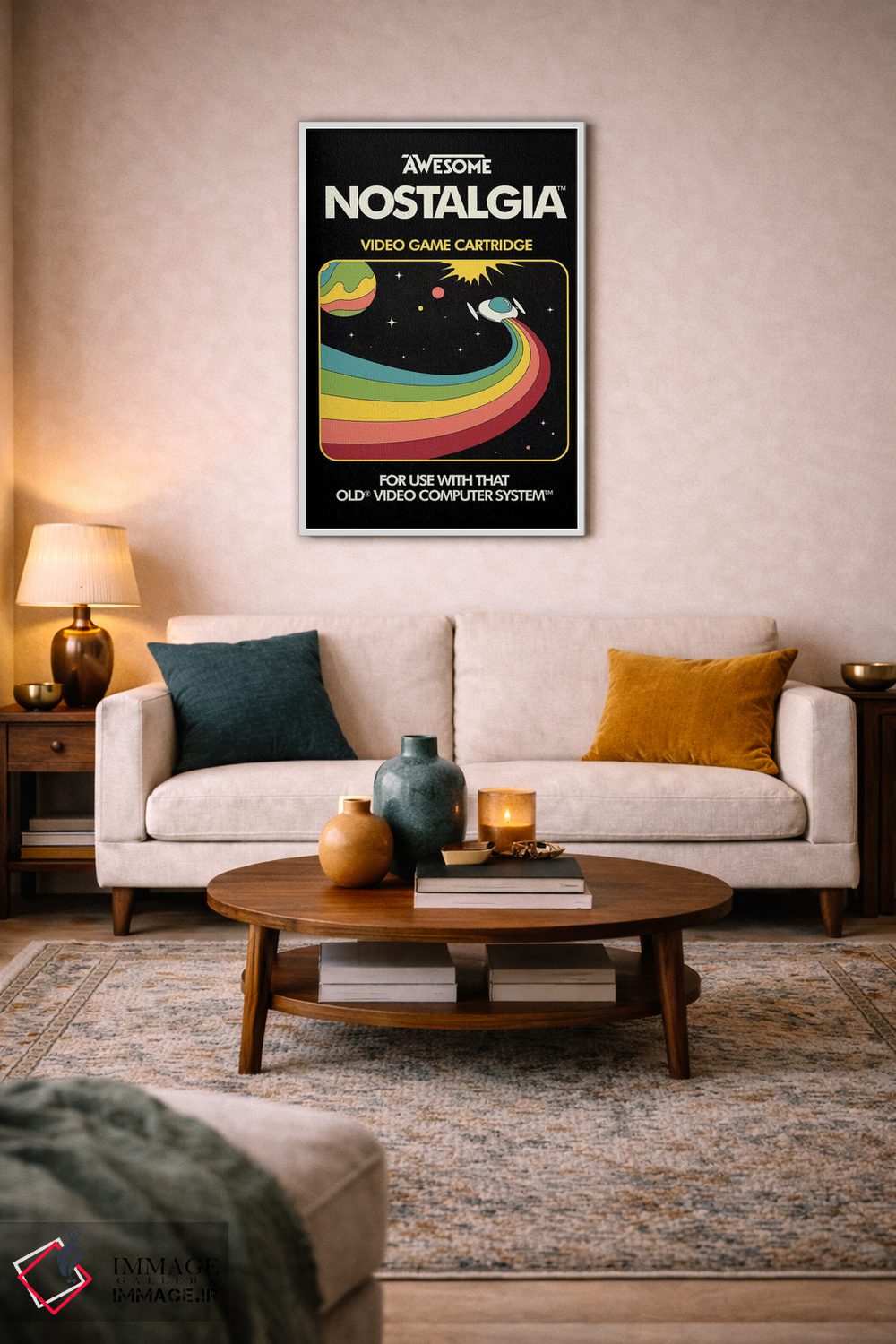 تابلو دکوراتیو دلتنگی گذشته اثر ماتیوله - D3W