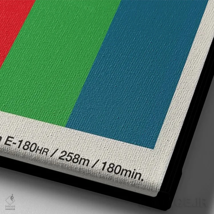 تابلو دکوراتیو خاطرات باحال اثر ماتیوله - نمای نزدیک بافت بوم