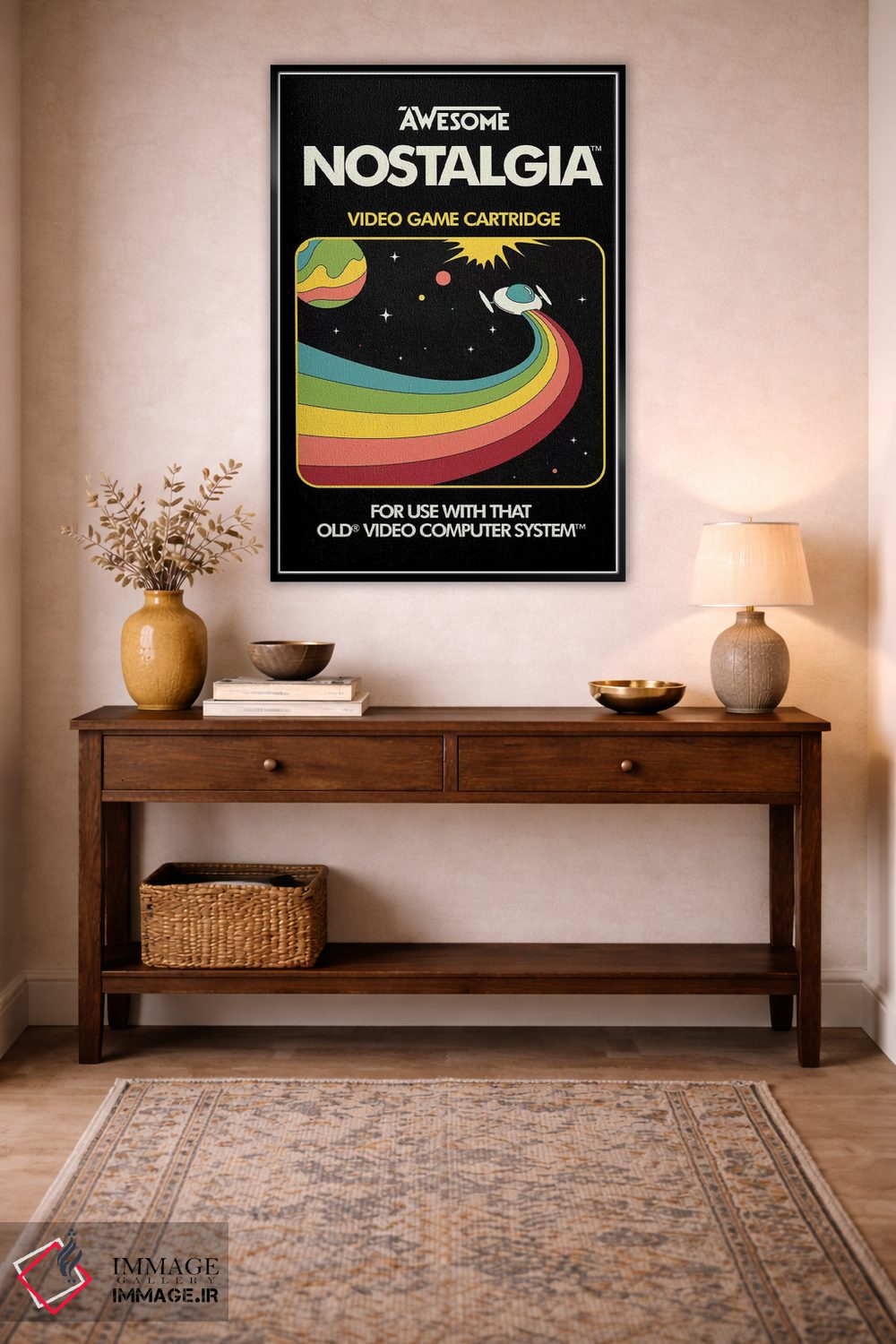 تابلو دکوراتیو دلتنگی گذشته اثر ماتیوله - D6B