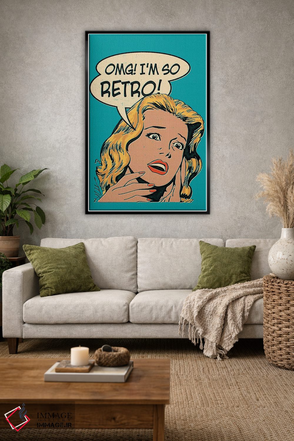 تابلو دکوراتیو وای! من خیلی قدیمی ام اثر ماتیوله - D1B