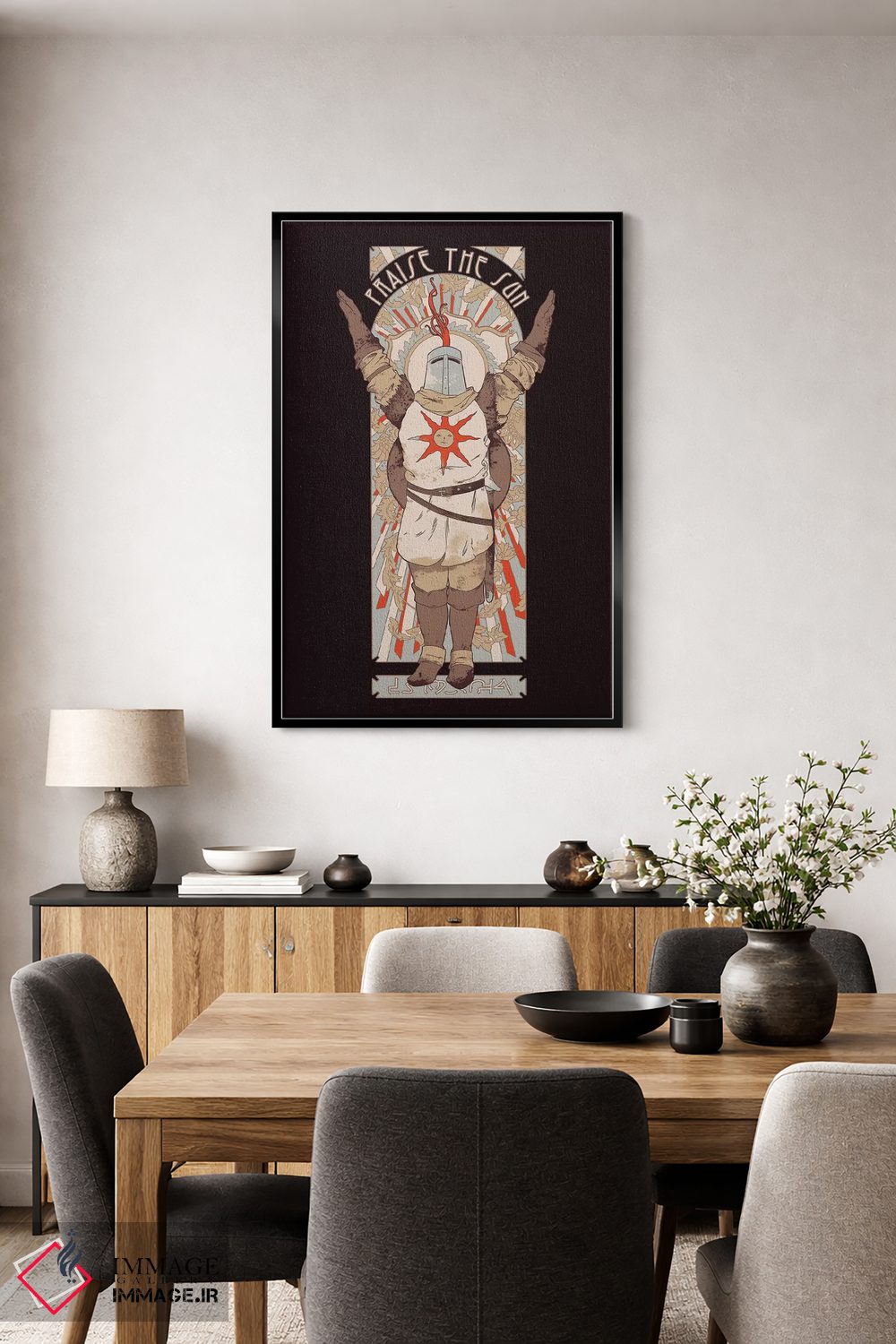 تابلو دکوراتیو خورشید را ستایش کن اثر ماتیوله - D4B