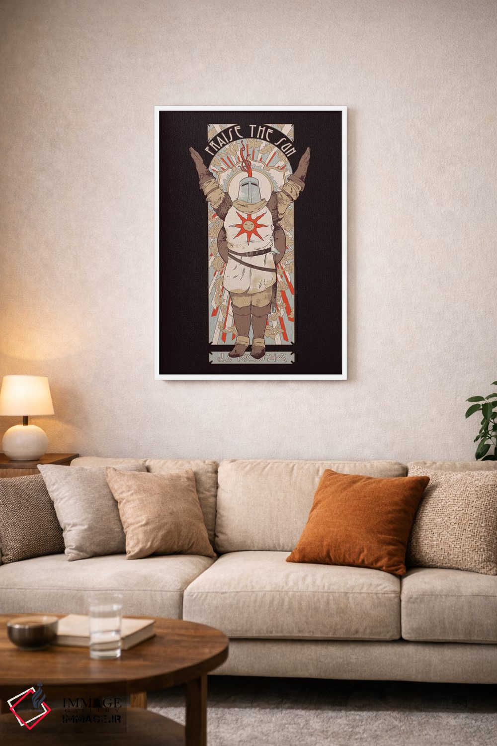 تابلو دکوراتیو خورشید را ستایش کن اثر ماتیوله - D3W