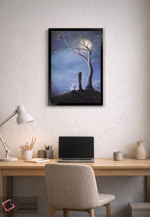 تابلو دکوراتیو شب پری ها اثر سالن هنری مون لایت - D2B