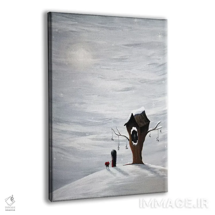 تابلو دکوراتیو شش آرزو باقی مانده اثر سالن هنری مون لایت - نمای پرسپکتیو محصول