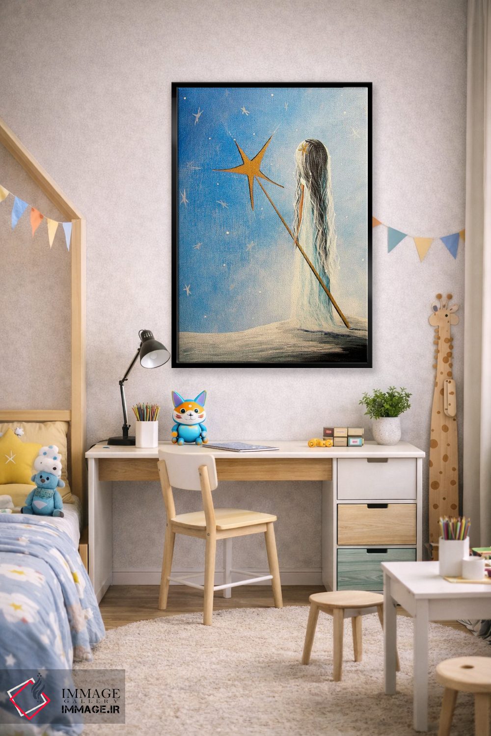 تابلو دکوراتیو ملکه برفی اثر سالن هنری مون لایت - D2B