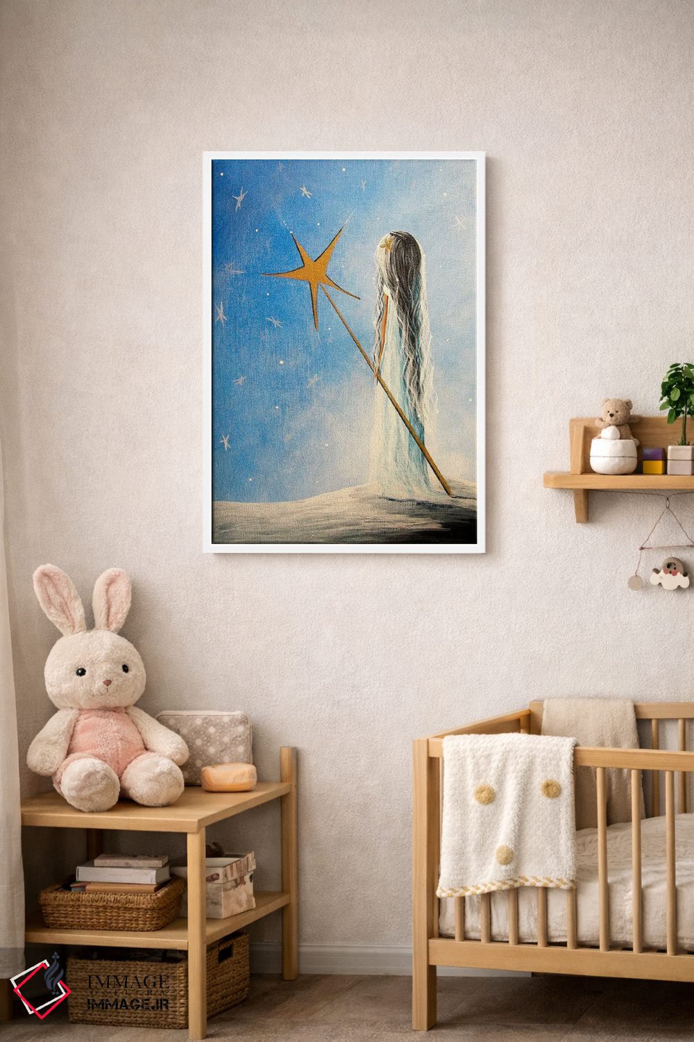 تابلو دکوراتیو ملکه برفی اثر سالن هنری مون لایت - D3W