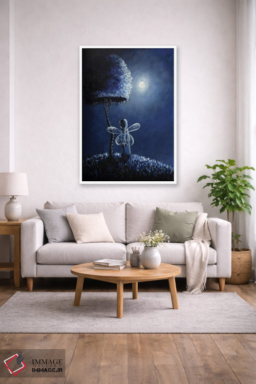 تابلو دکوراتیو پری توپاز اثر سالن هنری مون لایت - D1W