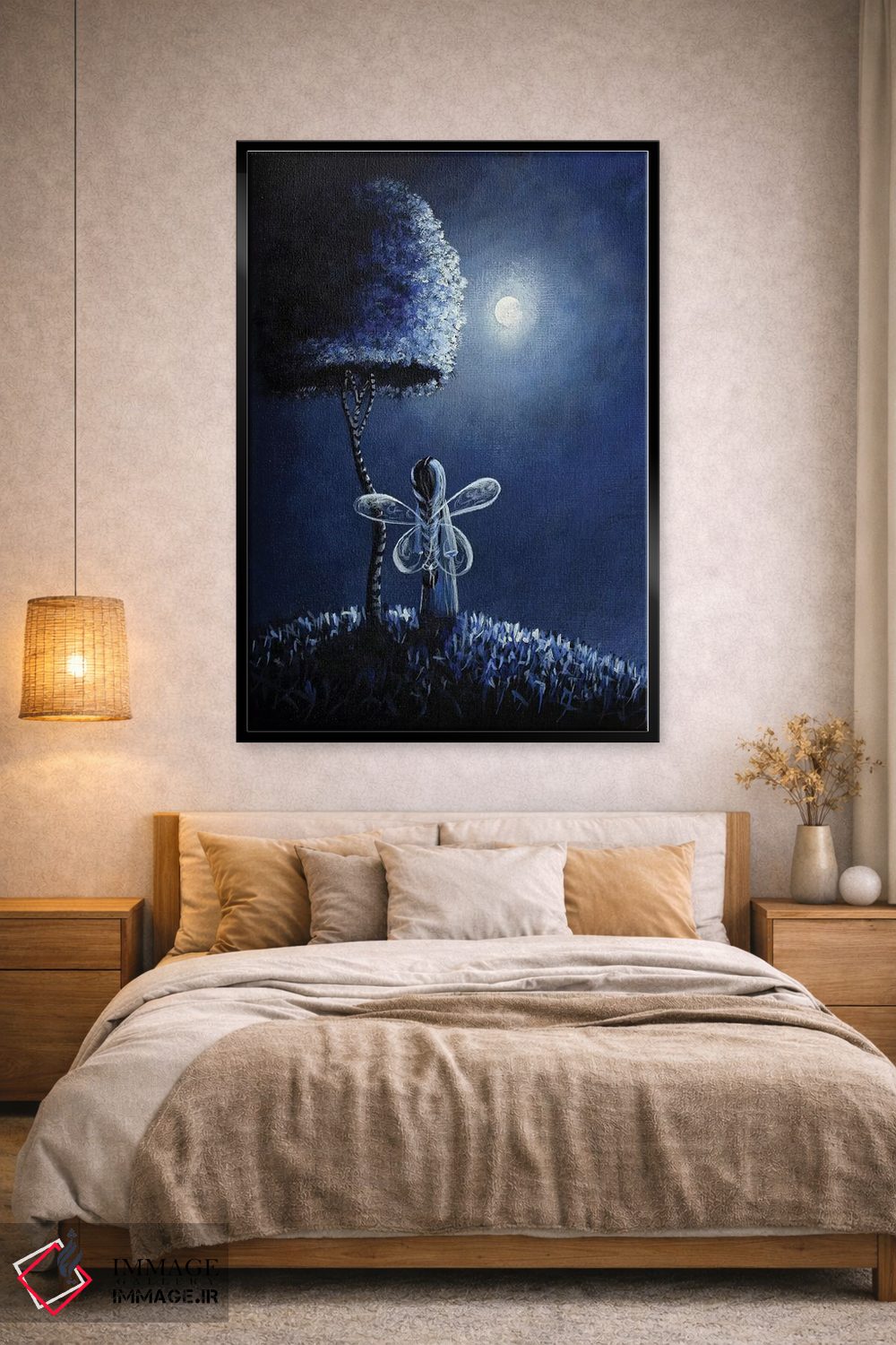 تابلو دکوراتیو پری توپاز اثر سالن هنری مون لایت - D3B