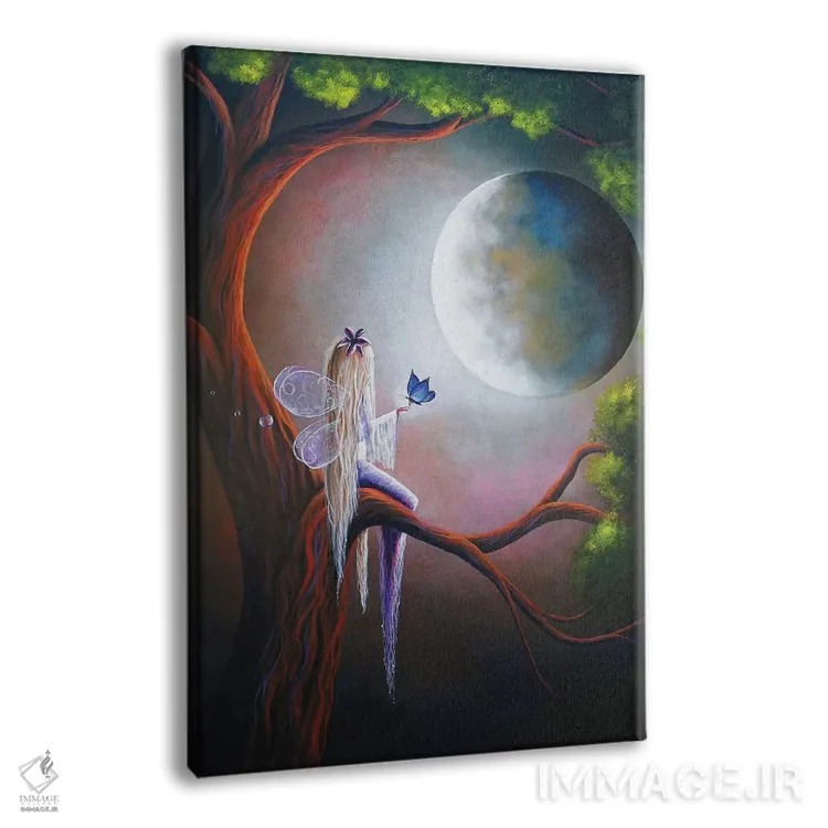 تابلو دکوراتیو آغازهای جادویی اثر سالن هنری مون لایت - نمای پرسپکتیو محصول