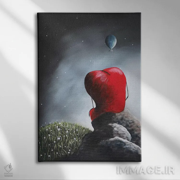 تابلو دکوراتیو برای تو ای عشق من اثر سالن هنری مون لایت - نمای روبهرو روی دیوار