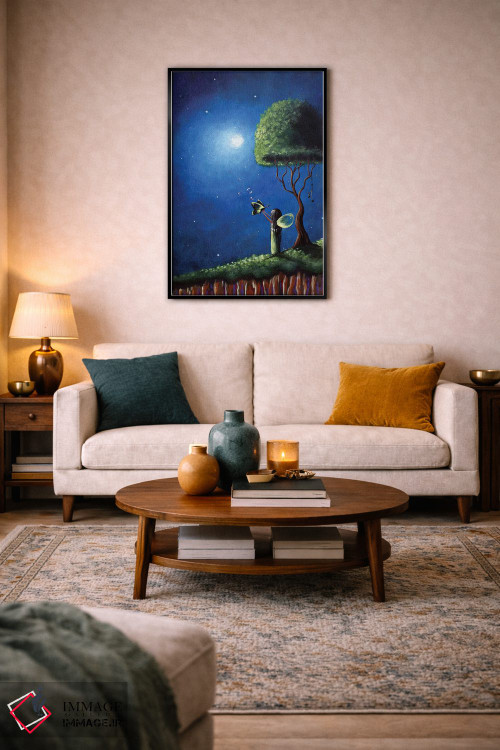 تابلو دکوراتیو آرزوهای پری اثر سالن هنری مون لایت - D5B