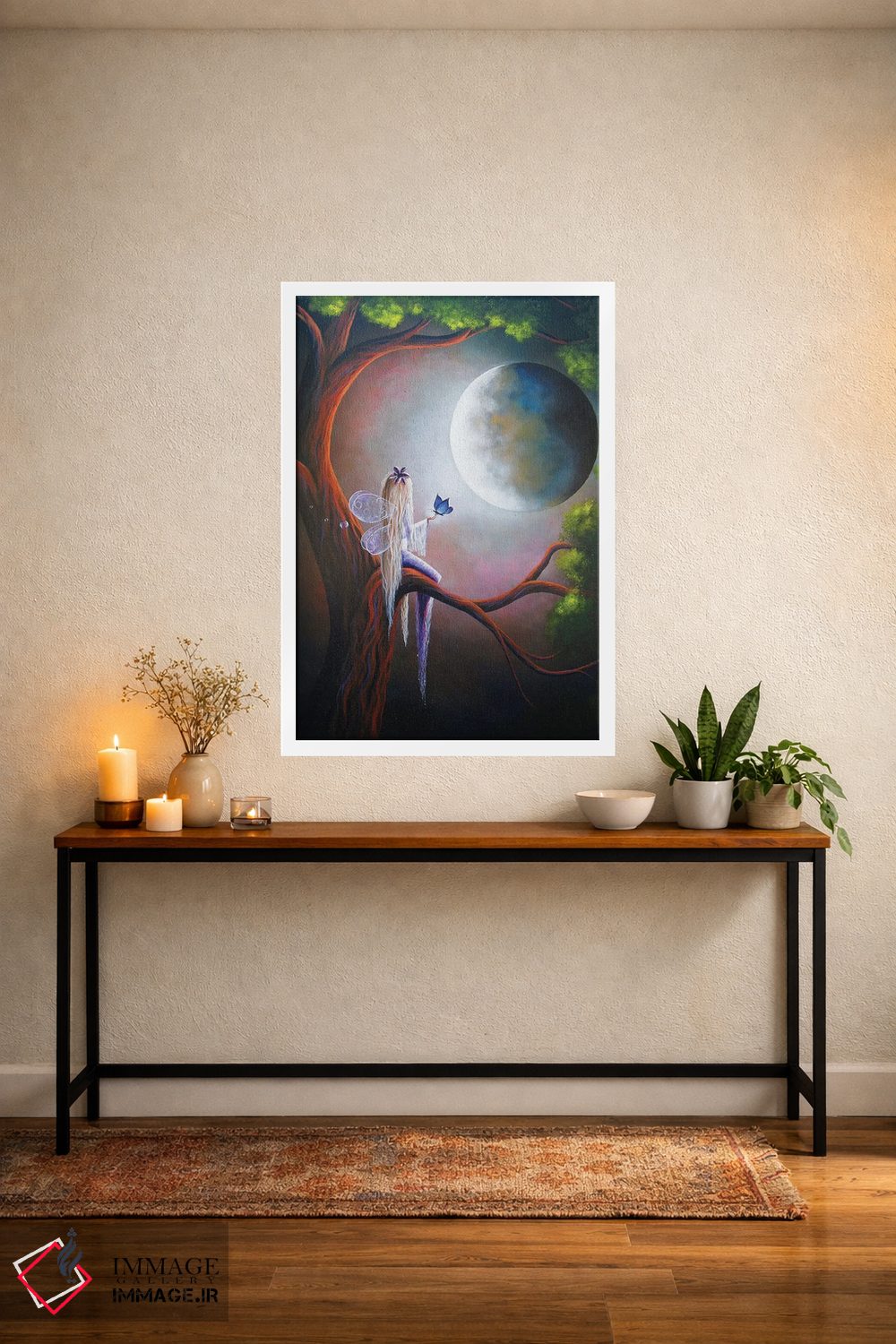 تابلو دکوراتیو آغازهای جادویی اثر سالن هنری مون لایت - D4W