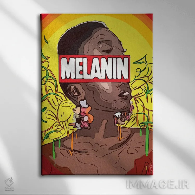 تابلو دکوراتیو "ملانین" اثر آرم آف کاسو - نمای روبهرو روی دیوار