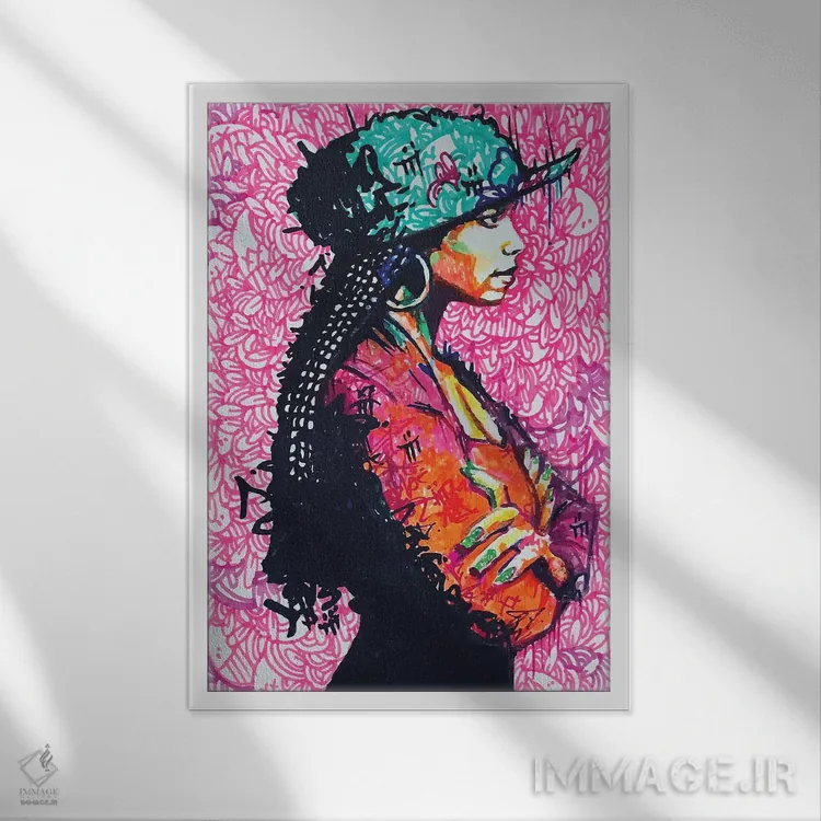 تابلو دکوراتیو جنت اثر آرم آف کاسو - نمای قابدار سفید