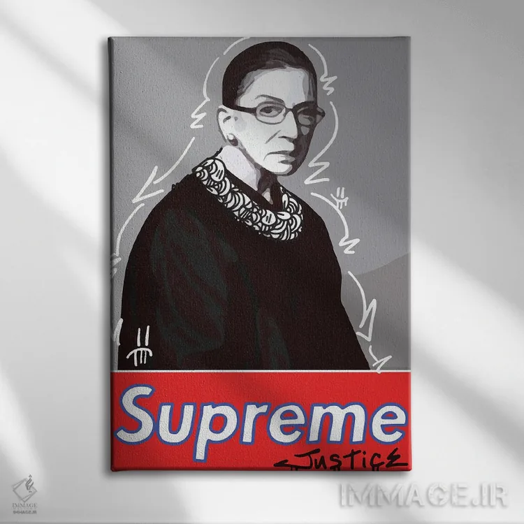 تابلو دکوراتیو "عدالت برتر" اثر آرم آف کاسو - نمای روبهرو روی دیوار
