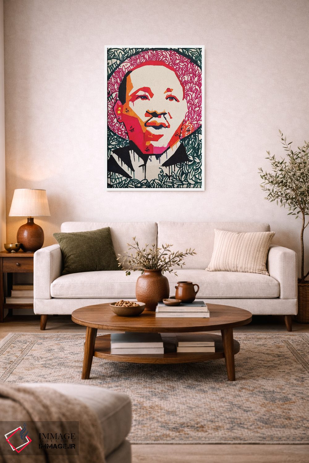 تابلو دکوراتیو "شاه" اثر آرم آف کاسو - D2W