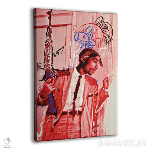 تابلو دکوراتیو "توپاک ۱" اثر آرم آف کاسو - نمای پرسپکتیو محصول