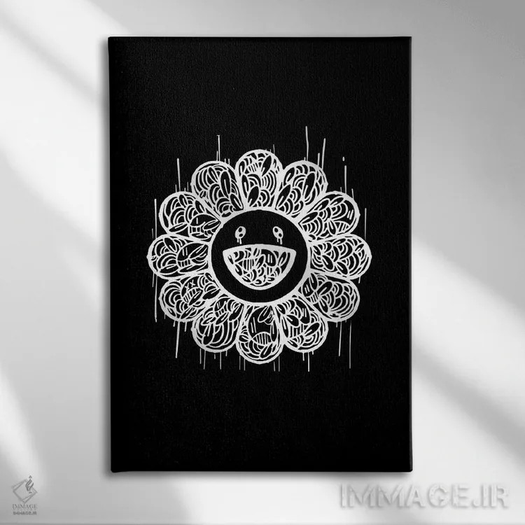 تابلو دکوراتیو "قدرت گل" اثر آرم آف کاسو - نمای روبهرو روی دیوار