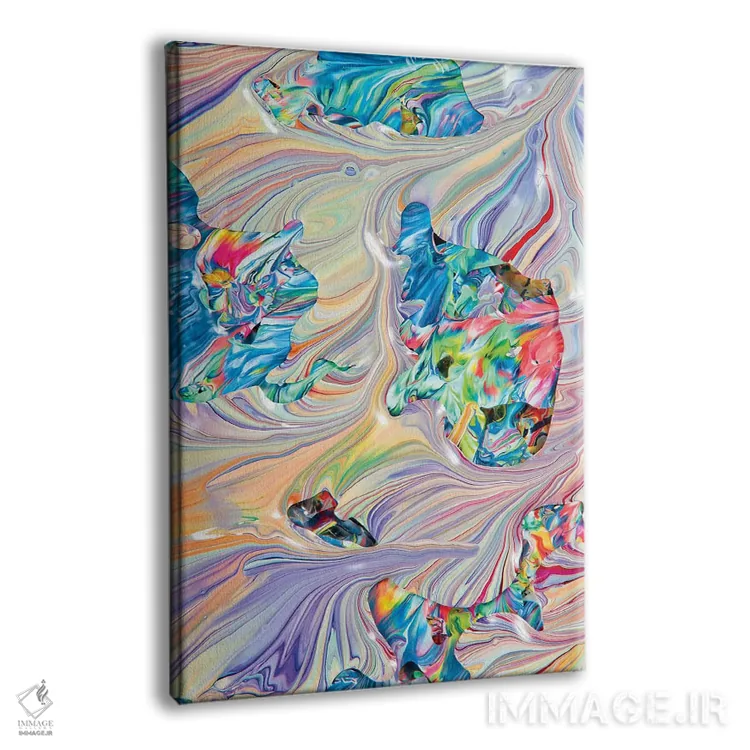 تابلو انتزاعی "بدون عنوان ۱۸" اثر مارک لاوجوی - نمای پرسپکتیو محصول