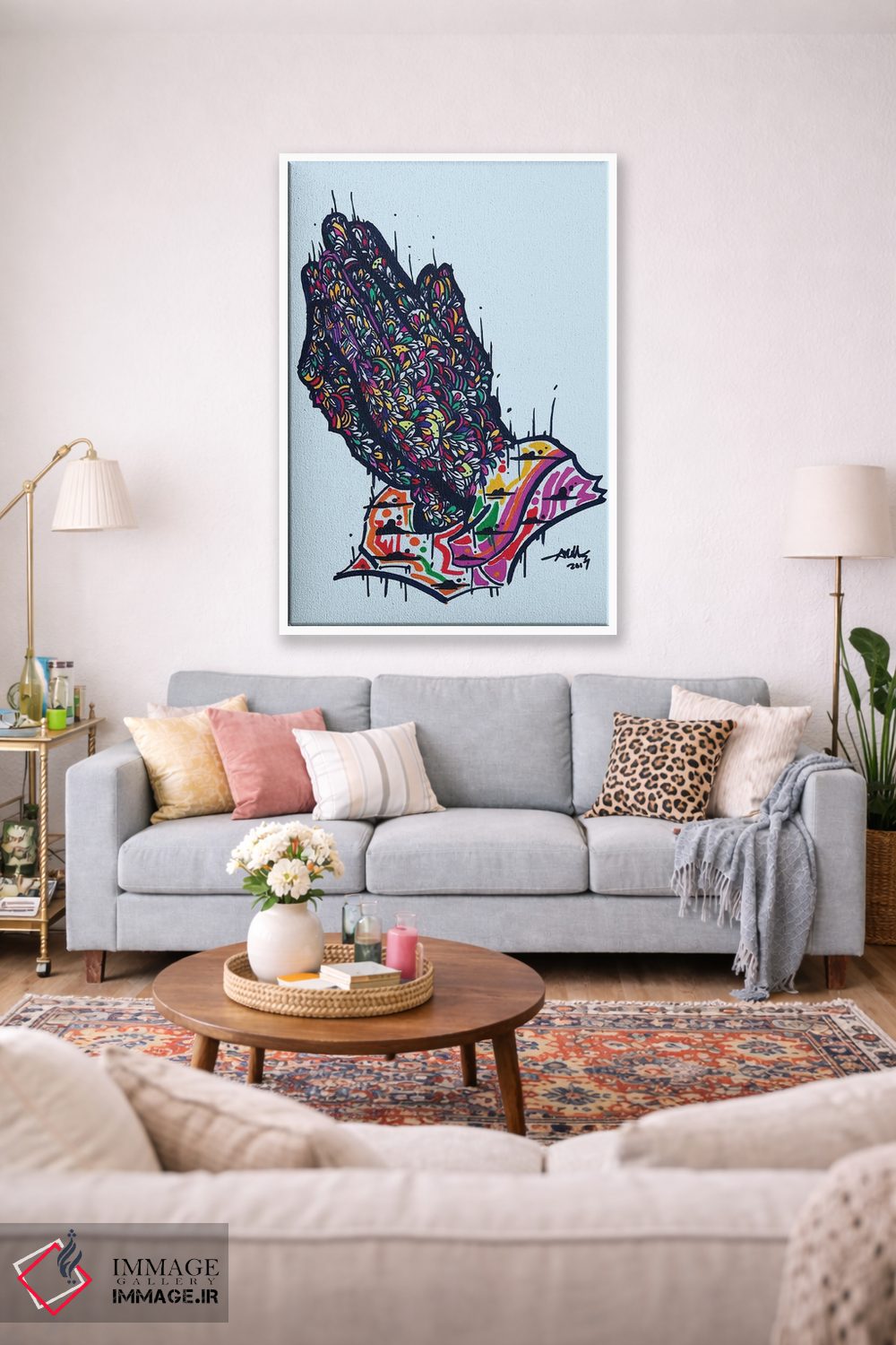 تابلو دکوراتیو "برای من دعا کن" اثر آرم آف کاسو - D1W