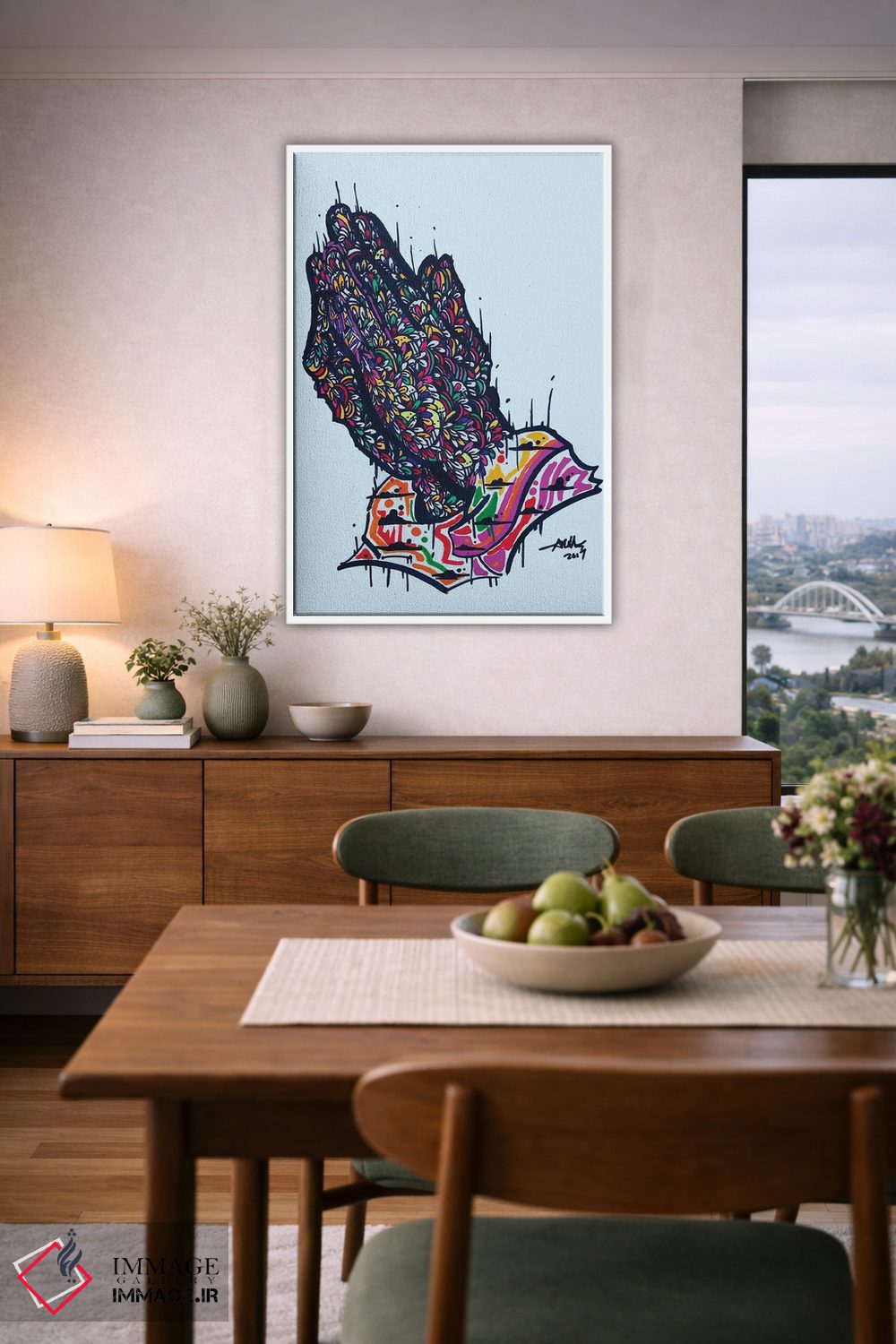 تابلو دکوراتیو "برای من دعا کن" اثر آرم آف کاسو - D5W