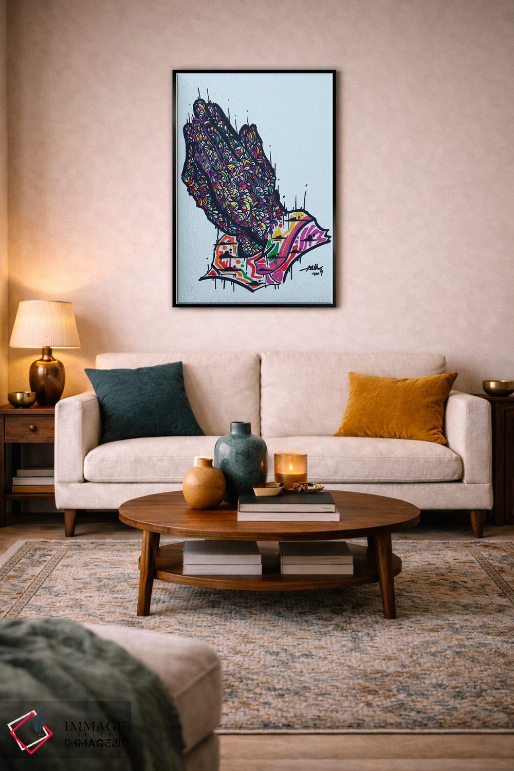 تابلو دکوراتیو "برای من دعا کن" اثر آرم آف کاسو - D4B