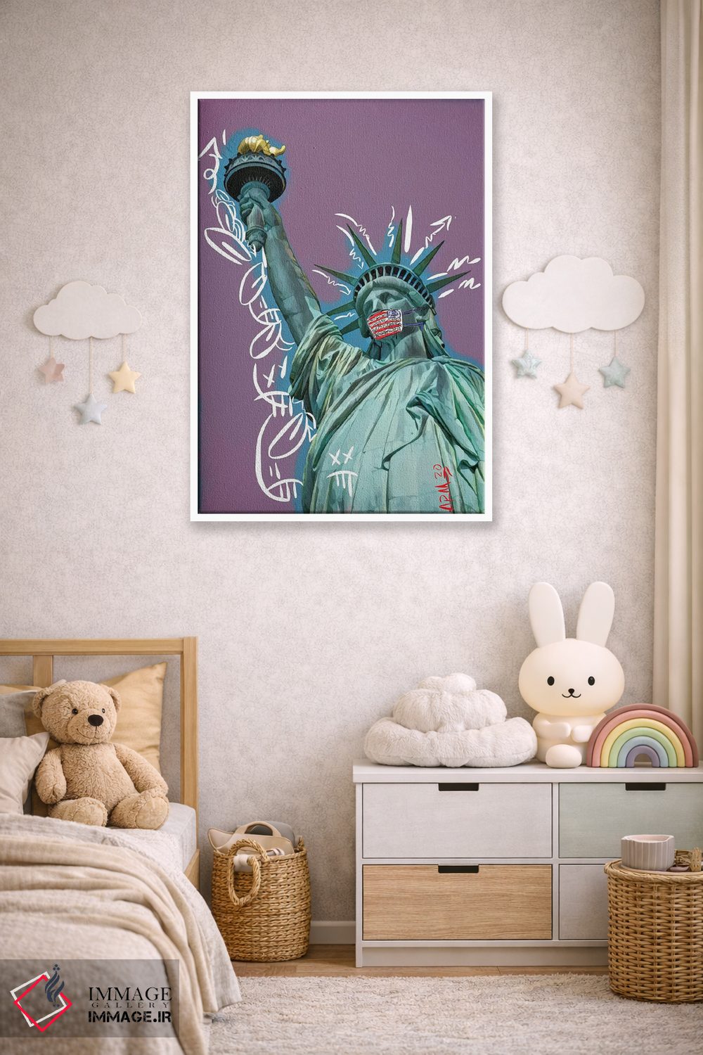 تابلو دکوراتیو "مواظب خودت باش!" اثر آرم آف کاسو - D4W