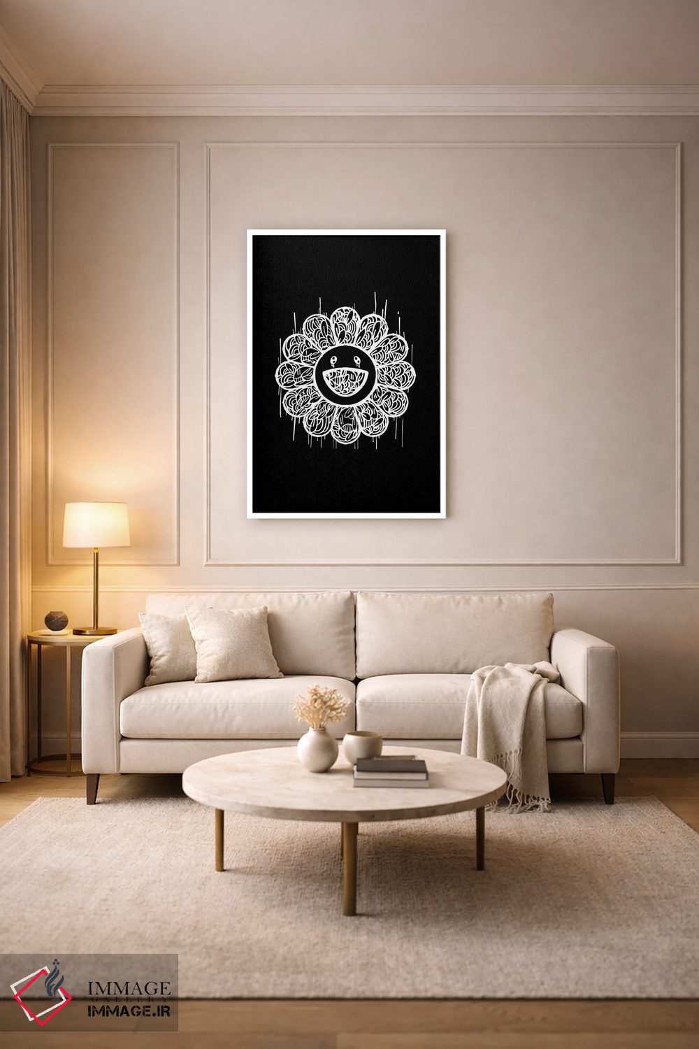 تابلو دکوراتیو "قدرت گل" اثر آرم آف کاسو - D3W