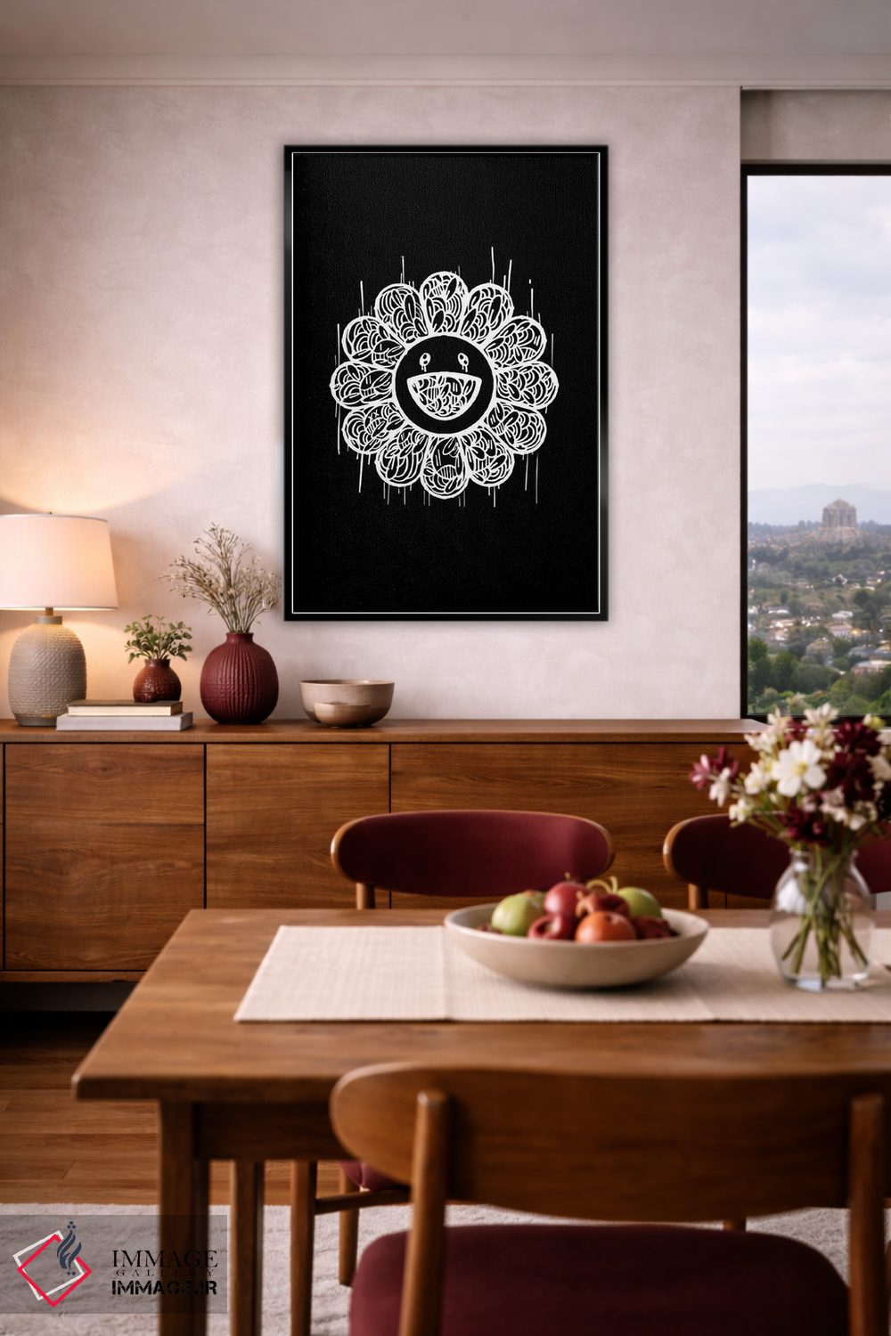 تابلو دکوراتیو "قدرت گل" اثر آرم آف کاسو - D5B