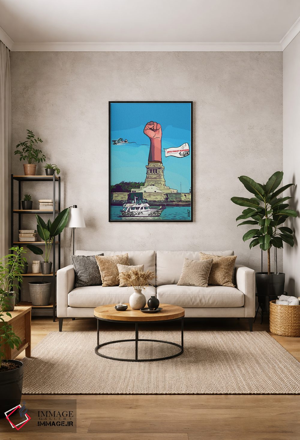تابلو دکوراتیو "مجسمه آزادی" اثر آرم آف کاسو - D2B
