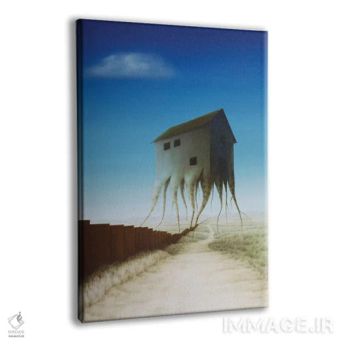 تابلو دکوراتیو "ریشه های قوی تر" اثر مارلن ژانس - نمای پرسپکتیو محصول