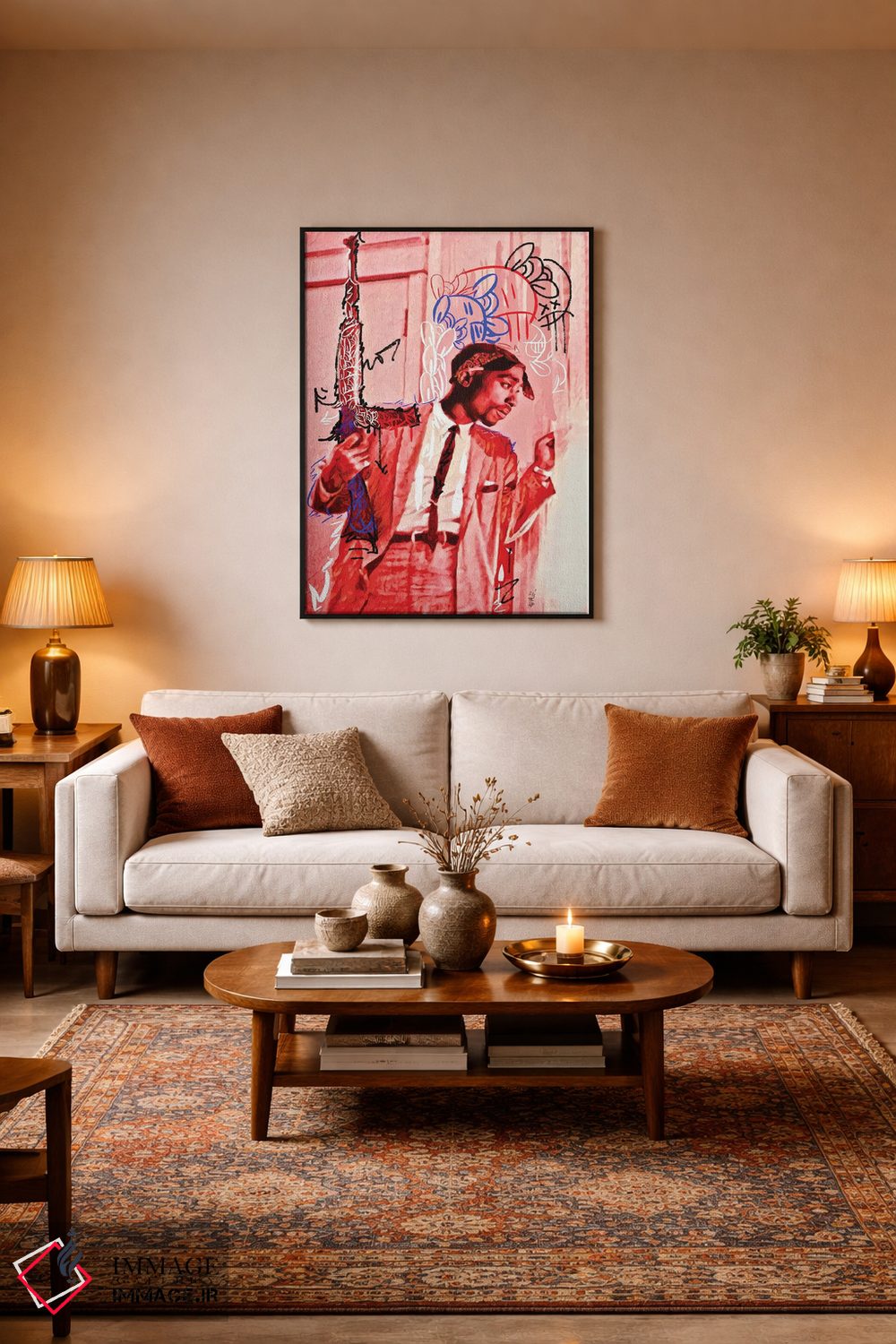 تابلو دکوراتیو "توپاک ۱" اثر آرم آف کاسو - D3B