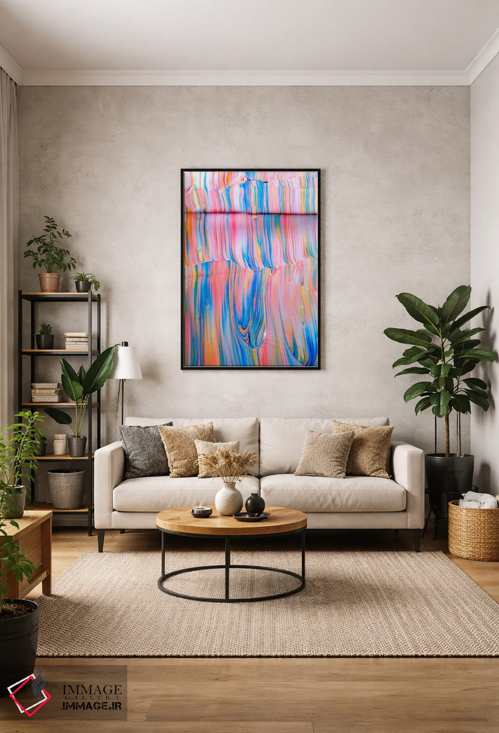 تابلو انتزاعی "بدون عنوان ۱" اثر مارک لاوجوی - D2B