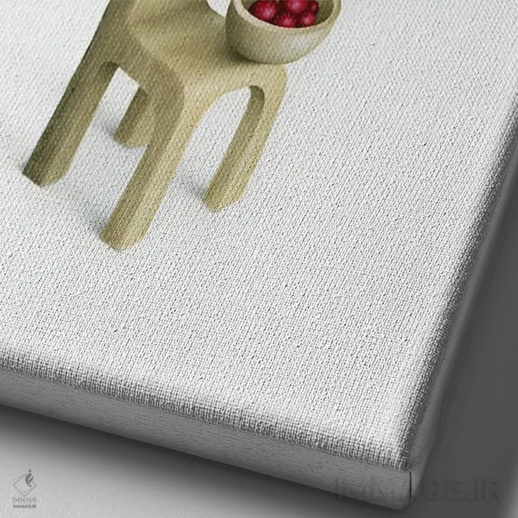 تابلو دکوراتیو "هنوز آنجاست" اثر مارلن ژانس - نمای نزدیک بافت بوم