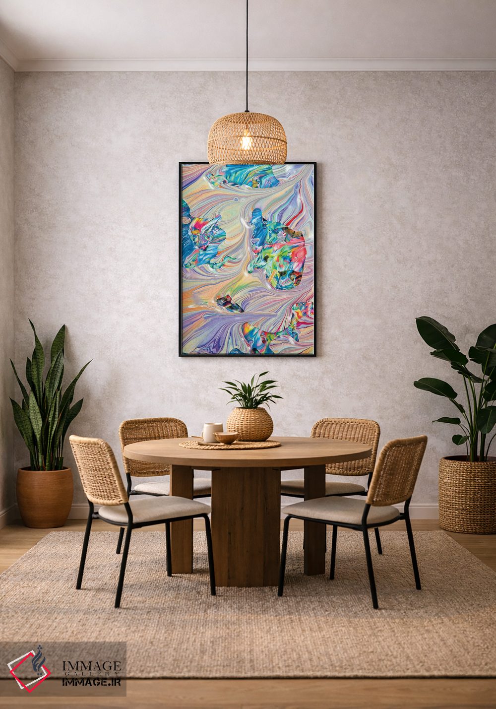 تابلو انتزاعی "بدون عنوان ۱۸" اثر مارک لاوجوی - D4B