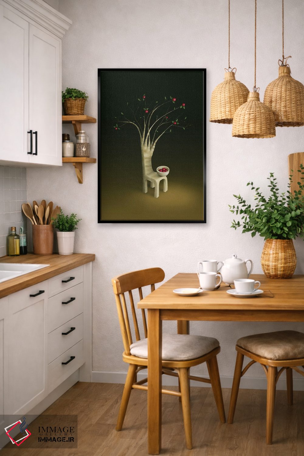 تابلو دکوراتیو "درخت گواوای توت فرنگی" اثر مارلن ژانس - D6B